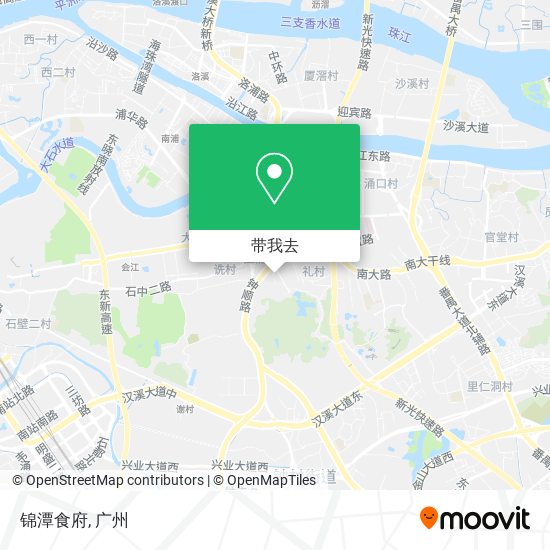 锦潭食府地图