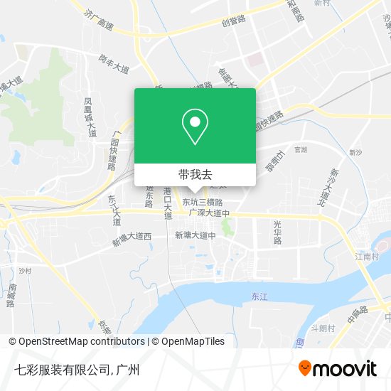 七彩服装有限公司地图