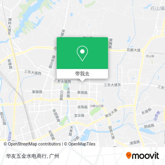 华友五金水电商行地图