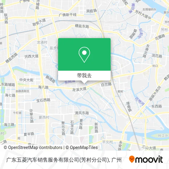 广东五菱汽车销售服务有限公司(芳村分公司)地图