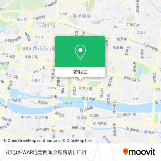 街电(X-WAR电竞网咖金穗路店)地图