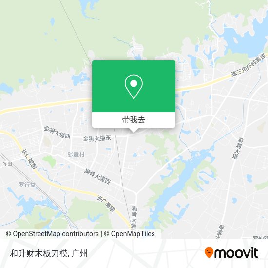 和升财木板刀模地图