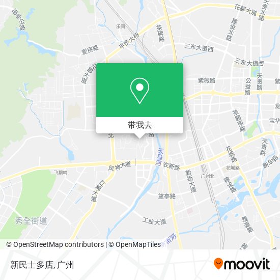 新民士多店地图