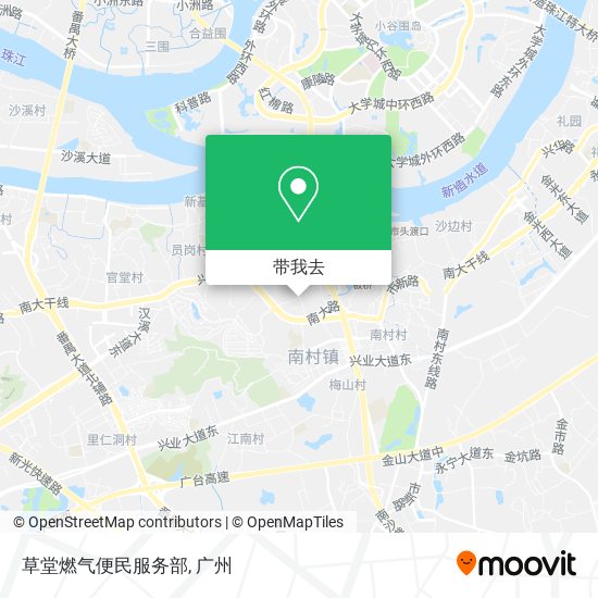 草堂燃气便民服务部地图