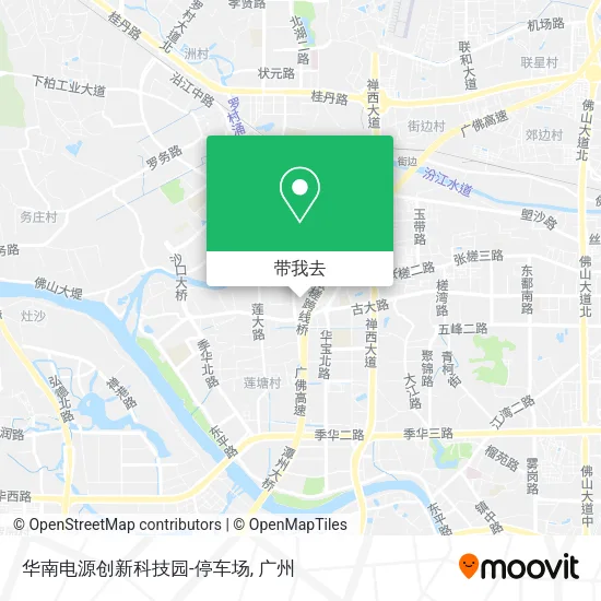 华南电源创新科技园-停车场地图