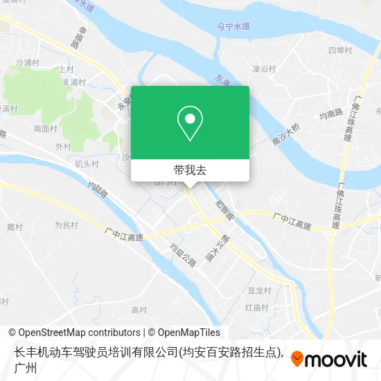 长丰机动车驾驶员培训有限公司(均安百安路招生点)地图