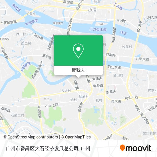 广州市番禺区大石经济发展总公司地图