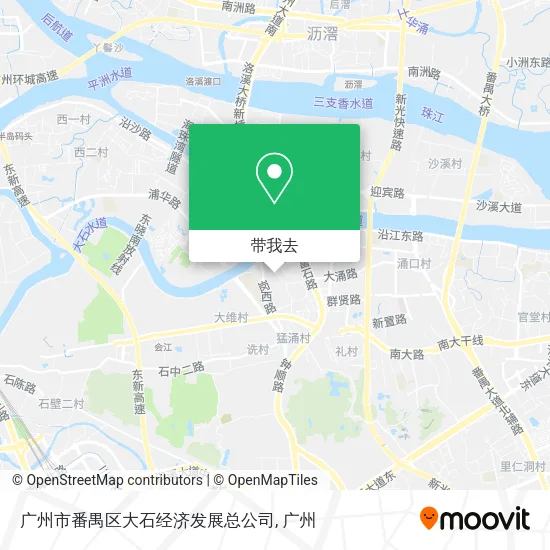 广州市番禺区大石经济发展总公司地图
