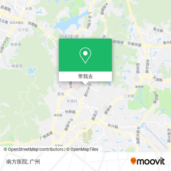 南方医院地图
