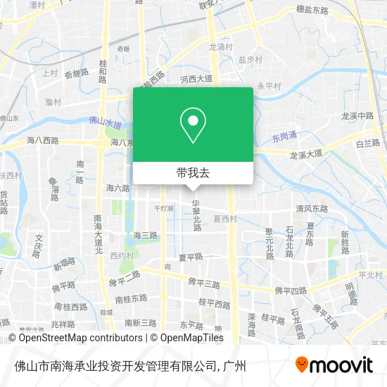 佛山市南海承业投资开发管理有限公司地图