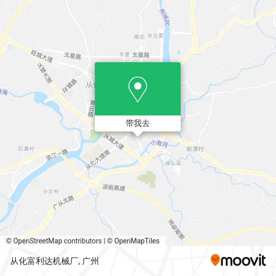 从化富利达机械厂地图