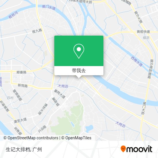 生记大排档地图