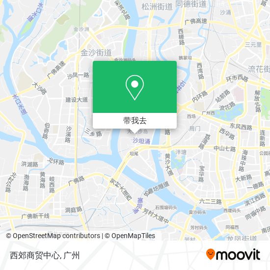 西郊商贸中心地图