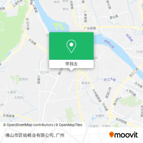 佛山市匠佑椅业有限公司地图