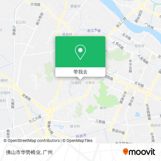 佛山市华势椅业地图