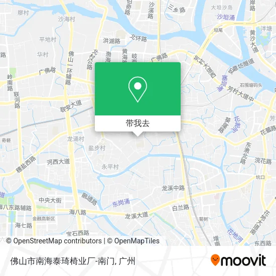 佛山市南海泰琦椅业厂-南门地图