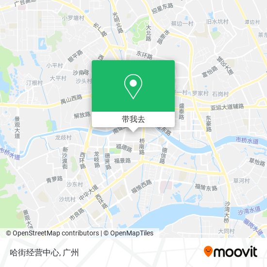 哈街经营中心地图