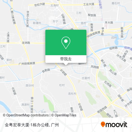 金粤宏泰大厦-1栋办公楼地图