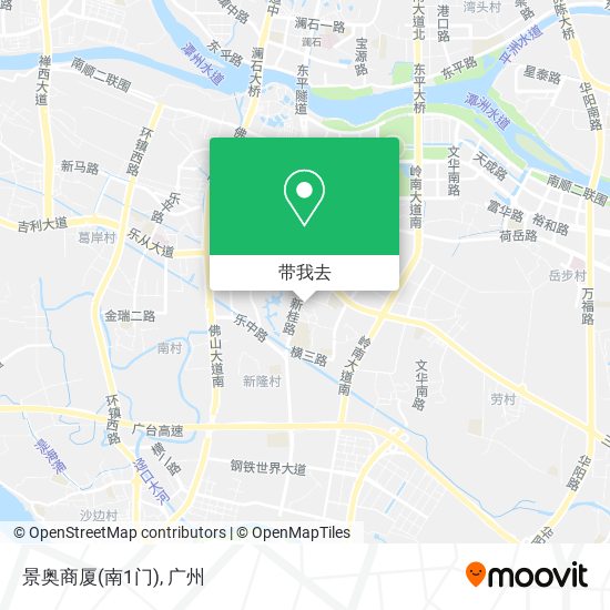景奥商厦(南1门)地图