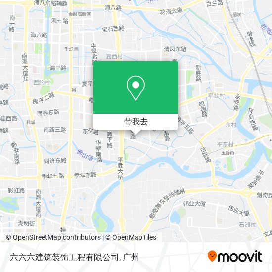 六六六建筑装饰工程有限公司地图
