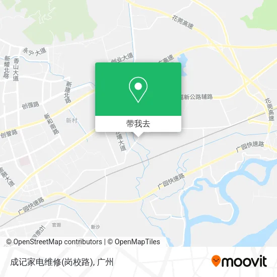 成记家电维修(岗校路)地图