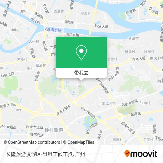 长隆旅游度假区-出租车候车点地图