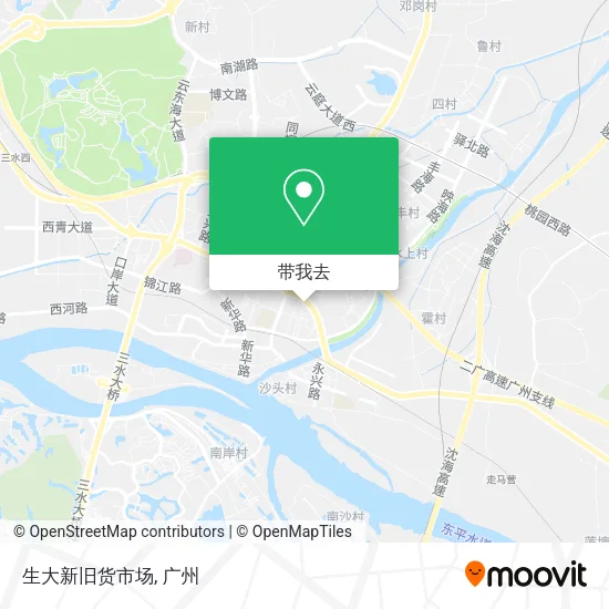 生大新旧货市场地图