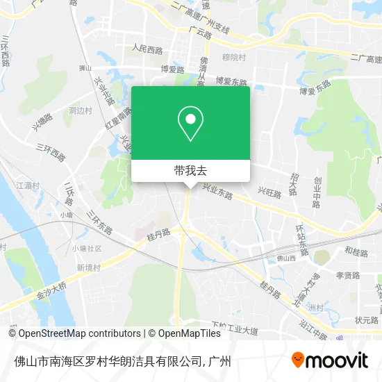 佛山市南海区罗村华朗洁具有限公司地图