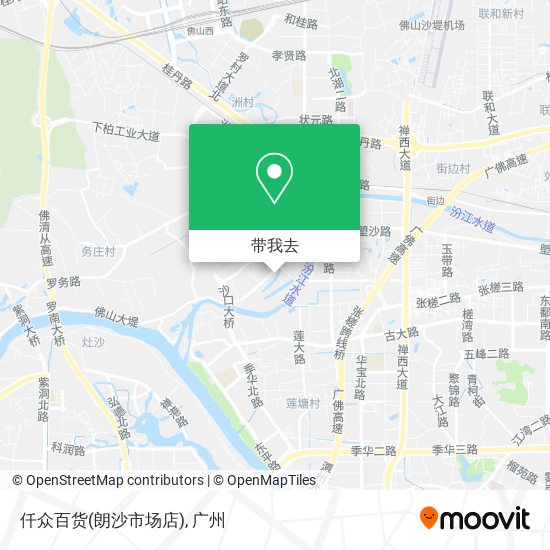 仟众百货(朗沙市场店)地图