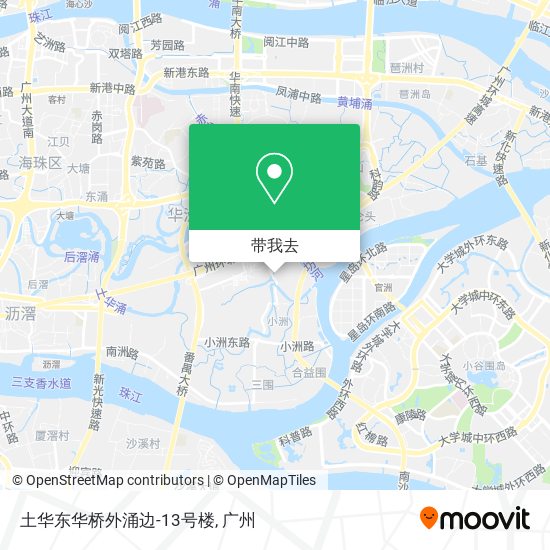 土华东华桥外涌边-13号楼地图