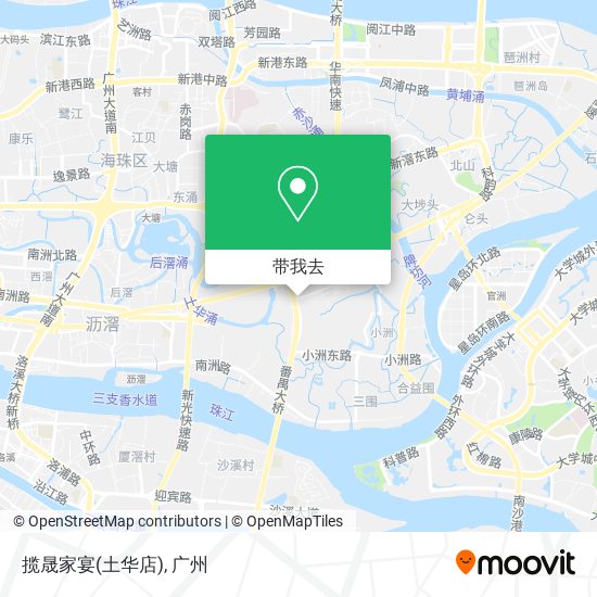 揽晟家宴(土华店)地图