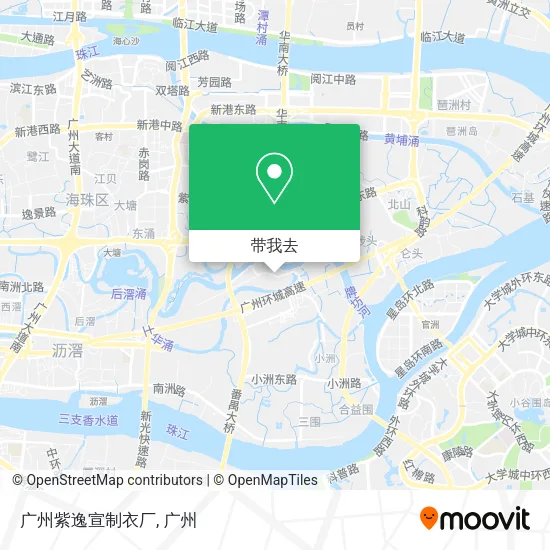 广州紫逸宣制衣厂地图