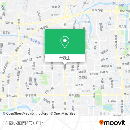 白燕小区(南3门)地图