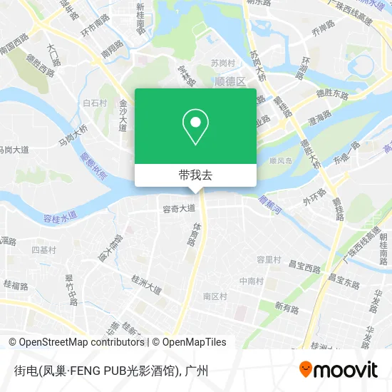 街电(凤巢·FENG PUB光影酒馆)地图