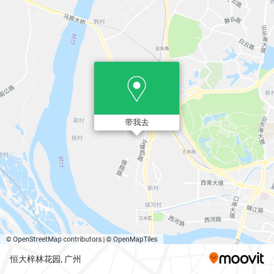 恒大梓林花园地图