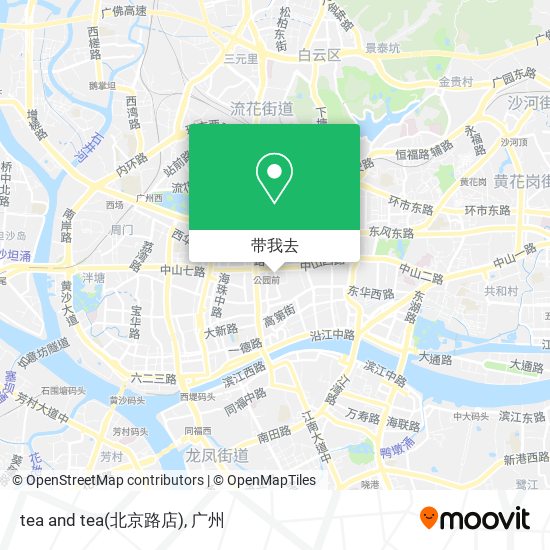 tea and tea(北京路店)地图