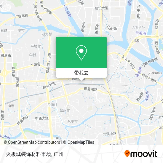 夹板城装饰材料市场地图