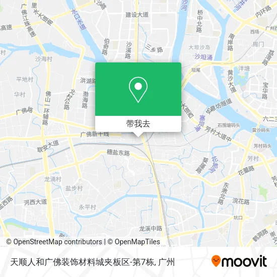 天顺人和广佛装饰材料城夹板区-第7栋地图