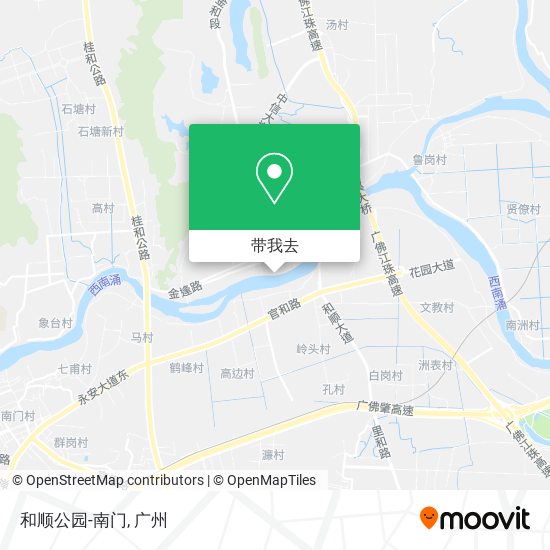 和顺公园-南门地图
