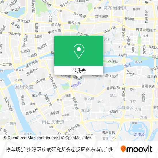 停车场(广州呼吸疾病研究所变态反应科东南)地图
