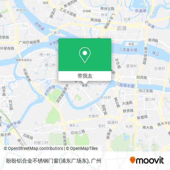 盼盼铝合金不锈钢门窗(浦东广场东)地图