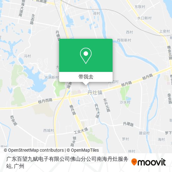 广东百望九赋电子有限公司佛山分公司南海丹灶服务站地图
