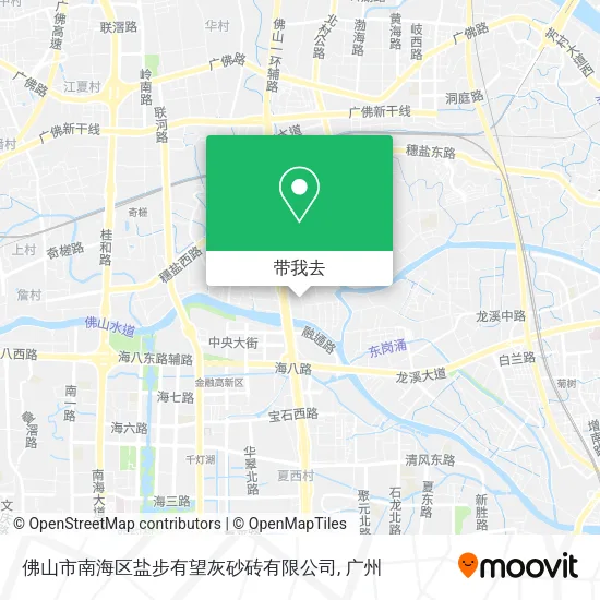 佛山市南海区盐步有望灰砂砖有限公司地图