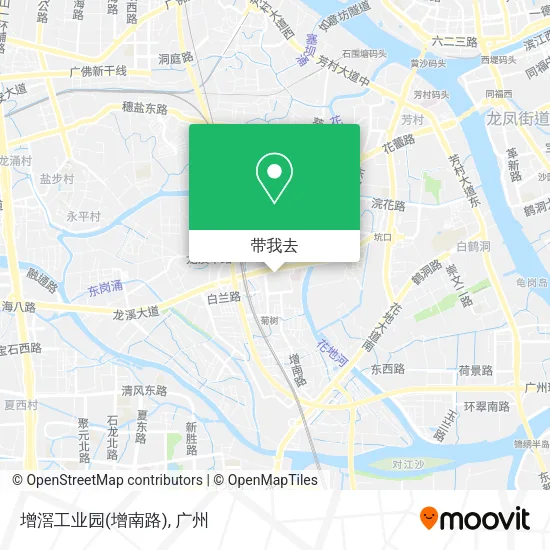 增滘工业园(增南路)地图