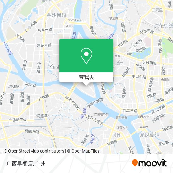 广西早餐店地图