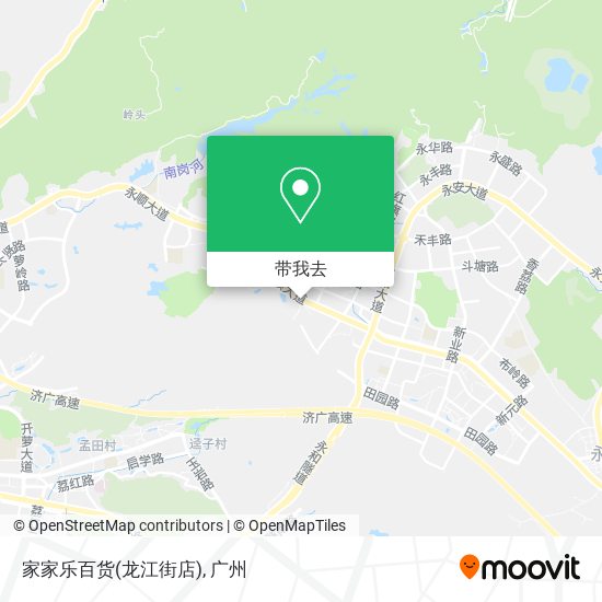 家家乐百货(龙江街店)地图