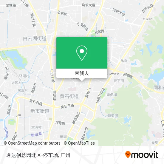 通达创意园北区-停车场地图