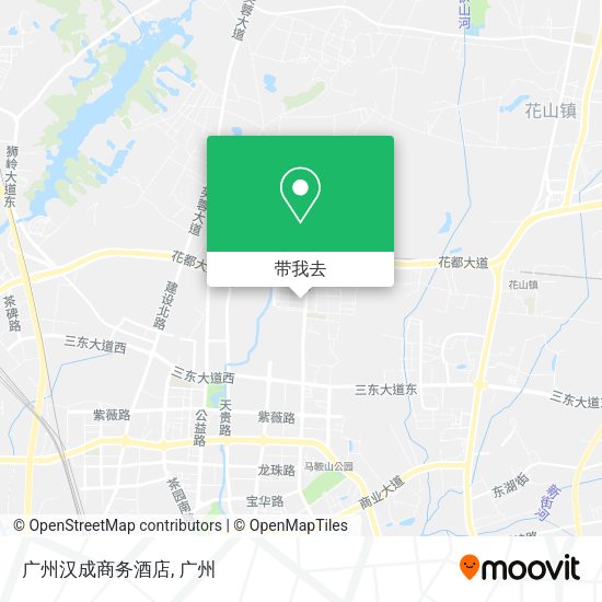 广州汉成商务酒店地图