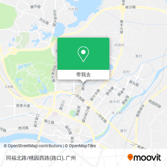 同福北路/桃园西路(路口)地图