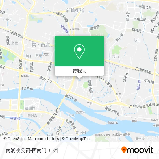 南涧凌公祠-西南门地图